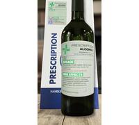Premium Alcohol Prescription Gift Set - Bottle & Gift Labels + Prescription Bag - Birthday, Secret Santa Joke Presents - Bottle NOT Included