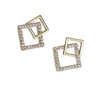 Premium Alloy Womens Earrings Lightweight Comfortable Hook Post Earrings For Sensitive Ears Trendy Minimalist Jewelry Contemporary Claw Clasp