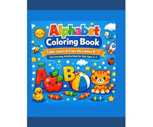 Premium Alphabet Coloring With Trace The Letter A, B, C, to Z