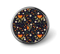 Premium Aluminium Alloy Round Lapel Pin Badge - Lightweight Fashion Accessory for Jackets, Shirts, Bags - Customisable Gift for Men Women