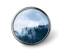 Premium Aluminium Alloy Round Lapel Pin Badge - Lightweight Fashion Accessory for Jackets, Shirts, Bags - Customisable Gift for Men Women