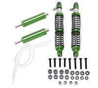 Premium Aluminium Alloy Shock Absorbers for AXIAL SCX10 110 RC Car - Front & Rear Upgrade Kit in Red Black Gold Blue Green (Green)