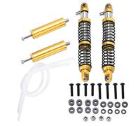 Premium Aluminium Alloy Shock Absorbers for AXIAL SCX10 110 RC Car - Front & Rear Upgrade Kit in Red Black Gold Blue Green (Gold)