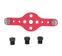 Premium Aluminium Drill Hole Guide Jig,Multi Position Dowel Guide Tool with Anti Slip Screws Essential Woodworking Accessory for Accurate Holes in Deck Building, Shelving & Joinery