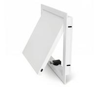 Premium Aluminium Magnetic Access Panel for Plasterboard - Flush Fit Inspection Hatch for Walls & Ceilings, Invisible Revision Door Conceals Plumbing and Electrical Wiring(White,250 x300 mm)