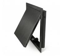 Premium Aluminium Magnetic Access Panel for Plasterboard - Flush Fit Inspection Hatch for Walls & Ceilings, Invisible Revision Door Conceals Plumbing and Electrical Wiring(Black,250 x300 mm)