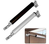 Premium Aluminum Alloy Door Closer Surface Mount Adjustable Auto Close Mechanism for Interior Doors Quiet Self-Closing System for Home & Office (15-30kg)