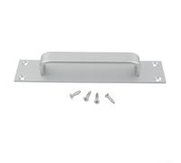 Premium Aluminum Alloy Handle for Barn Doors and Sliding Glass Doors with Easy Mounting (silver)