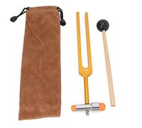 Premium Aluminum Alloy Tuning Fork Set - Resonant Sound Tool for Stress Relief Chakra Balancing & Acoustic Experiments Includes Hammer Carry Pouch