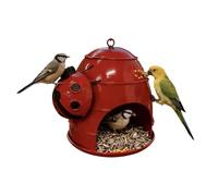Premium Aluminum Bird Food Container Featuring Rust-Resistant Layer and Simple Attachment Elegant Silver Birdfood Heavy Duty Iron Bird Feeding Tray