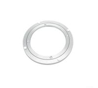 Premium Aluminum Lazy Susan Hardware 12-39cm Rotating Bearing Turntable Base Round Swivel Plate Kitchen Table Organizer Dining Platform Silver (5in)
