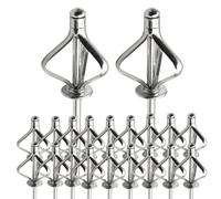 Premium Aluminum Rivet Set, Dome Head Pop Rivets, 20pcs Steel Mandrel Fastener Kit, Universal Heavy Duty Blind Riveting Hardware, Corrosionz Resistant Parts for Auto Construction Engineering