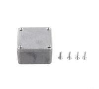 Premium Aluminum Stomp Box Effects Pedal Case Specifically Designed for Compatibility with Various Models (1590LB50.5x50.5x31mm)