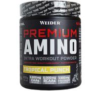 Weider Premium Amino Powder, Fresh Orange, Intra Workout, 8,000mg EAA's, 6,000mg BCAA's, Glutamine, Plus Electrolytes, 800g