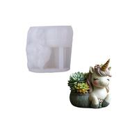 Premium Animal Planter Silicone Mold Non-Stick Design for Resin Cement Decor & Making Silicone Mold for Gifts