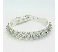 Premium Anti-bite Spiked Dog Collar with Studded Sport Padding - Fits Bulldogs Pugs & Small/Medium/Large Dogs