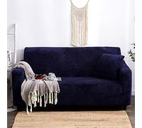 Premium Anti Slip Sofa Cover High Fur Protector for 1 Seater Sofas & Loveseats Black Fits 90 140cm Fur Protector Easy to Clean Slish Home Décor