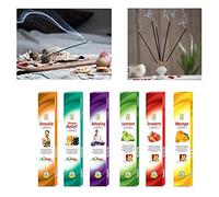 Premium AROMATHERAPY INCENSE STICKS -Healing, Calming, Room Fragrance, Ritual Scents, Sensual & Aromatic, Spa Therapy With Natural Essential Oils (6 PACKS Of 8 (48 Sticks) SCENT A)