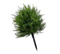 Premium Artificial Evergreen Tree Artificial Cedar Tree Featuring Sturdy Metal Stake for Easy Installation in Soil Sand Landscape Bushes