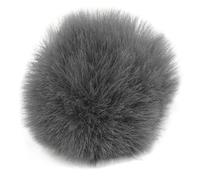Premium Artificial Fur Lavalier Mic Windscreen Microphone Wind Muff for Clear Recording Clip On Furry Mic Muff for Indoor and Outdoor Use Noise Reduction Soft Cover