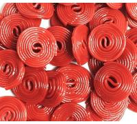 Premium Artisanal Assorted Sweets - Liquorice, Soft, Fruity & Fizzy Bulk Pack by King Regal (Strawberry Wheels, 3KG)