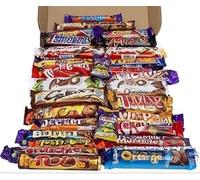 Premium Assorted Chocolate Bar Hamper - 30 Full-Size Mixed Chocolate Gift Box - Ultimate Hand-Boxed Luxury Sweets Collection for Birthdays, Care Packages & Celebrations
