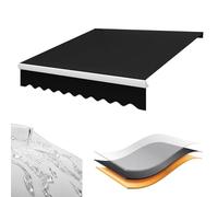 Premium Awning Replacement Fabric HighQuality Canopy Material in Anthracite NonIncluded Frame for Retractable Patio Awnings Available in Black/Gray/Blue/Brown 2/3/4/5m