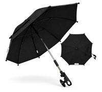 Premium Baby Parasol Compatible with Egg Stroller, SPF 50 UV Protection, 70x70cm, with Quick-Release Clamp |For Your Little One | Midnight Black