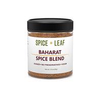 Premium Baharat Spice + Leaf Spice Blend - Kosher, Vegan, No Preservatives, Vegetarian, Dairy Free and Salt Free