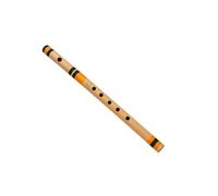 Premium Bamboo Flute "C" Scale 19-Inch Bansuri for Beginners & Professionals | 7 Hole Handcrafted Indian Musical Instrument - Polished Color Beige