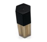 Premium Bamboo Toothpicks 150-Pack Double-Ended Wooden Cocktail Sticks Natural Splinter-Free Food Picks for Appetizers, Finger Foods, Buffet Fruits, Charcuterie Boards & Dental Cleaning.