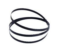 Premium Bandsaw Blades,55-1/8 Inch X 1/4-Inch X 6TPI Carbon Band Saw Blade, High Toughness Portable Bandsaw Woodworking Tools 2pcs