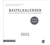 Premium-Bastelkalender weiß groß 2025: Viel Platz für Kreativität: Wandkalender 2025 zum Selbstgestalten für Erinnerungen, die Ihnen am Herzen liegen. Quadratisches Format 32 x 33 cm. Stabiles Papier