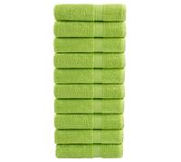 Premium Bath Towels "SOLUND" 10 pcs Apple Green 100x150 cm 600 gsm