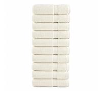 Premium Bath Towels "SOLUND" 10 pcs Cream 100x150 cm 600 gsm