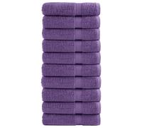 Premium Bath Towels "SOLUND" 10 pcs Purple 100x150 cm 600 gsm