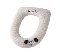 Premium Bathroom Toilet Cover with Ergonomic Handle Fiber Fabric Nonslip Design Suitable for Winter Family Use Breathable Toilet Cover