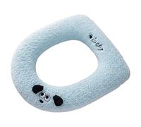 Premium Bathroom Toilet Cover with Ergonomic Handle Fiber Fabric Nonslip Design Suitable for Winter Family Use Breathable Toilet Cover