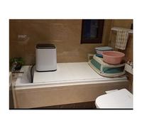 Premium Bathtub Tray Cover AntiDust Folding Ilat Lid 1.2cm Thick Bath Board for Phone & Tablet 40kg Weight Capaci (70x120cm) Ideal Bath Accessory