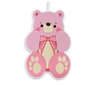 Premium Bear-Shaped Baby Bath Pad - The Original Washer-Safe Seat, Pediatrician-Recommended for Newborns to 6M+, Ultra-Soft Non-Slip Mat, Pink