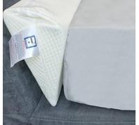 Premium Bed Gap Filler Wedge - Mattress Space Filler for Headboard Gap, Soft Foam Bed Bridge Pillow Stopper with Washable Cover, Prevents Pillow Slips and Lost Items (Super King (71'' x9'' x 6''))