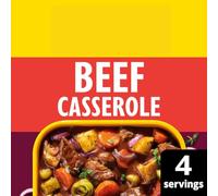 Premium Beef Casserole Recipe Mix, Pack of 6, Quick Preparation, No Artificial Colours, Suitable for Vegans, with Creamy Mashed Potato Serving Suggestion, 40g Each