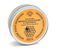 Premium Beeswax Polish for Wood & Furniture Wax UK - 300ml Hand Poured Wood Conditioner | Eco-Friendly & Non-Toxic | Protects & Enhances All Wooden: Furniture, Toys, Bowls, Ornaments