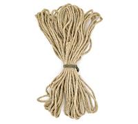 Premium Beige Macrame Cord, 20 m / 65 ft of 3 mm Thick Natural Cotton Thread Yarn Macrame Rope for Wall Hangings, Plant Hangers, DIY Crafts, Home Decorations, Gift Wrapping (Hank)