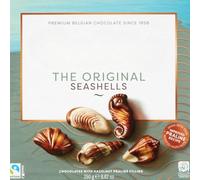 Premium Belgian Seashell Chocolates with Hazelnut Praline Filling Assorted Milk, Dark and White Chocolate Shells Gift Box for Sharing or Indulgence (The Original Seashells (250g))