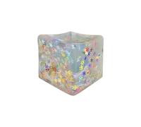 Premium Big Block Squeez Cube,Cute Various Stress Ball Ice Cube,Sensory Fidget for Stress Relief, Focus & Play,Slow Rising,Colorful, Durable,Gift
