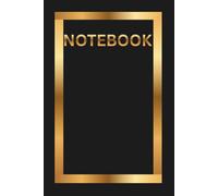 PREMIUM BLACK GOLDEN RECTANGLE THEME DESIGN NOTEBOOK: Sophisticated Elegant and Bold Black Background Perfect Proportion Golden Rectangle Design Notepad Journal - 6 X 9 INCHES - 150 PAGES