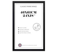 Premium Black Large 46x61cm Poster frames 24x18 inch Mdf Wooden Acrylic Front Horizontal & Vertical 460x610mm For Photo, Prints, Artwork & Certificates Wall Gallery jigsaw puzzle