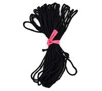 Premium Black Macrame Cord, 10 m / 32 ft of 2 mm Thick Natural Cotton Thread Yarn Macrame Rope for Wall Hangings, Plant Hangers, DIY Crafts, Home Decorations, Gift Wrapping (Hank)