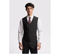Premium Black Panama Slim Waistcoat Ted Baker Black 46R